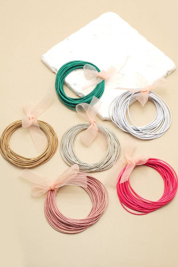 JOSSLYN Guitar String Bracelets -20pcs set