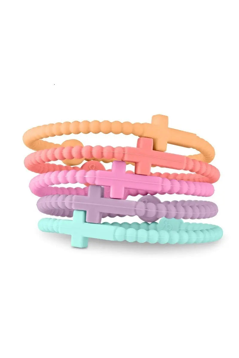 Jesus cross silicone bracelet Zenana
