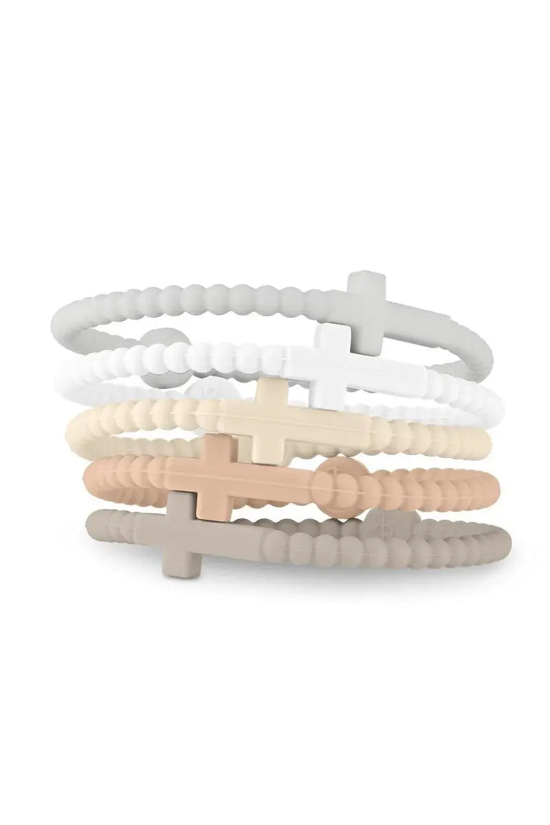 Jesus cross silicone bracelet Zenana