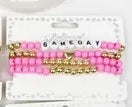 GAMEDAY layered Stretch Bracelets