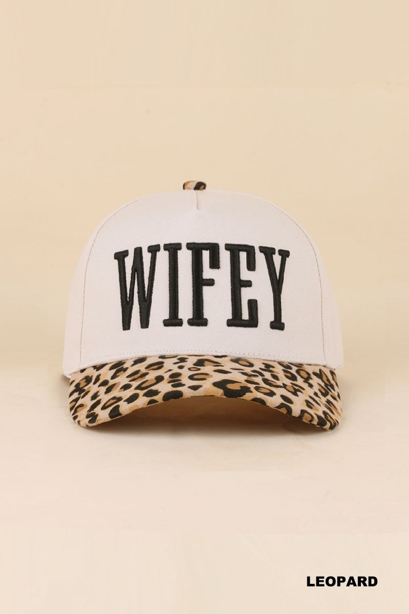 Wifey Two Tone Snapback Hat Zenana
